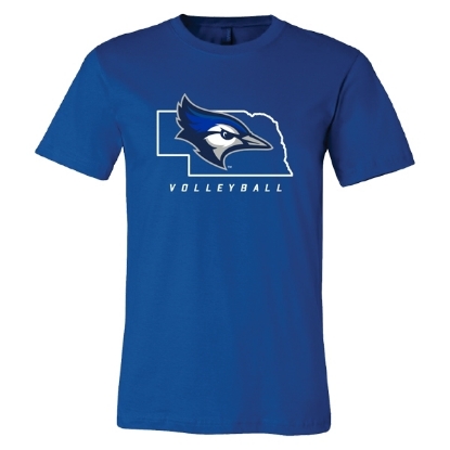 Picture of Creighton Volleyball Soft Cotton Short Sleeve Shirt (CU-181)
