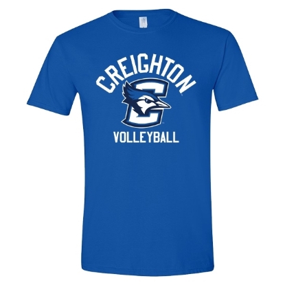 Picture of Creighton Volleyball Soft Cotton Short Sleeve Shirt (CU-184)
