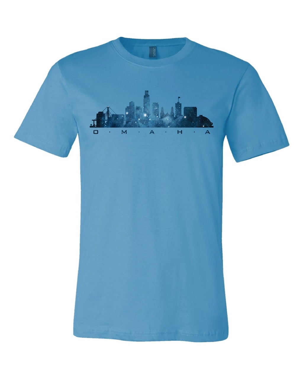 Omaha Skyline Cool Watercolor T-shirt | Lawlors Custom Sportswear