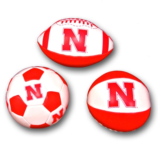 Picture of Nebraska Soft Touch Mini Plush Balls