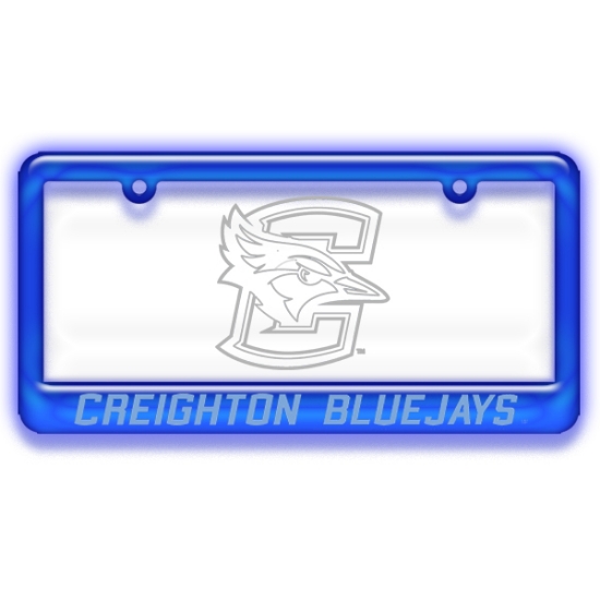 Picture of Creighton Etched License Plate Frame