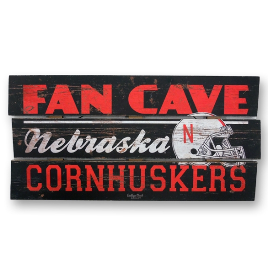 Picture of NU Fan Cave Wood Sign