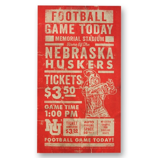 Picture of NU Vintage Ticket Wood Sign