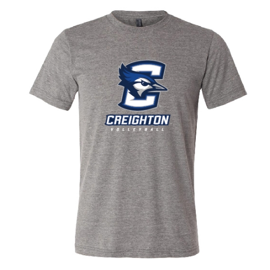 Lawlor's Custom Sportswear | Creighton Volleyball Triblend T-Shirt | Unisex