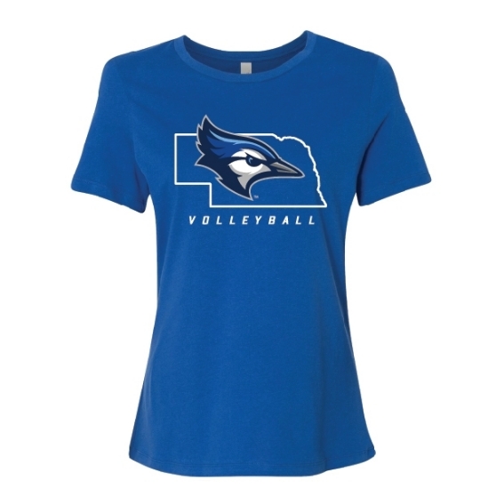 Picture of Creighton Volleyball Statement Jersey T-Shirt | Ladies