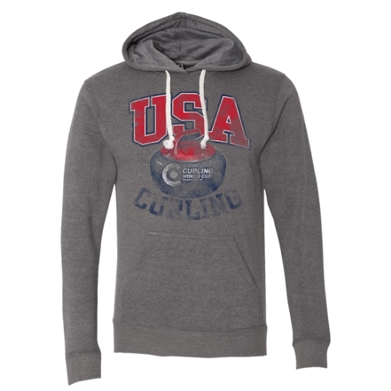 Picture of Curling World Cup Bonspiel Tri-Blend Hooded Sweatshirt