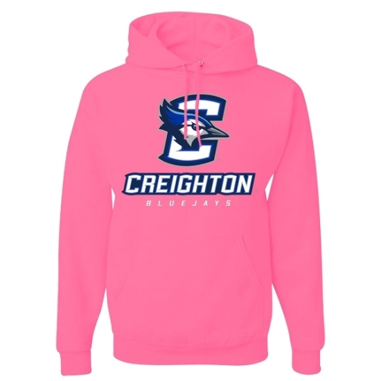Lawlor's Custom Sportswear Creighton Pink Out Hooded Sweatshirt (CU025)