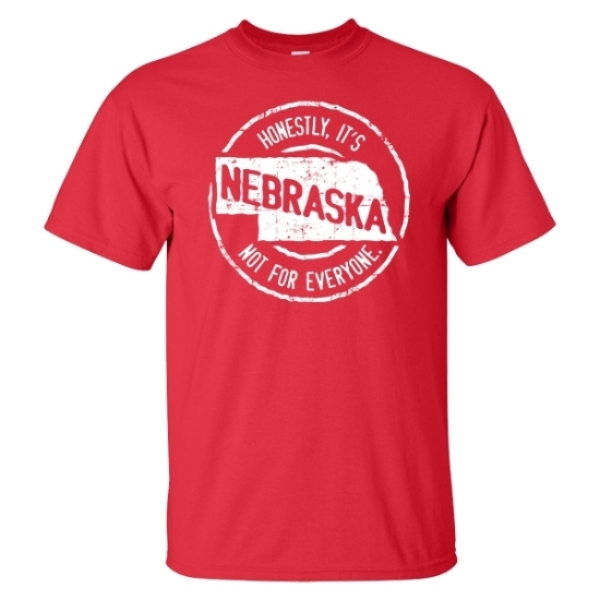 Picture of Nebraska Not For Everyone Short Sleeve Shirt