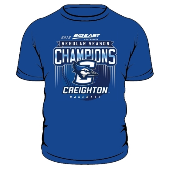 Picture of Creighton 2019 Big East Baseball Regular Season Champions Short Sleeve Shirt