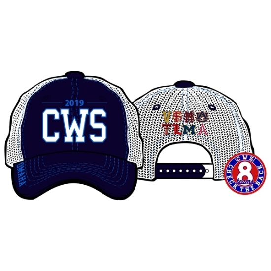 Picture of 2019 CWS Zephyr® 8 Team Washed Cotton Trucker Mesh Snapback Hat