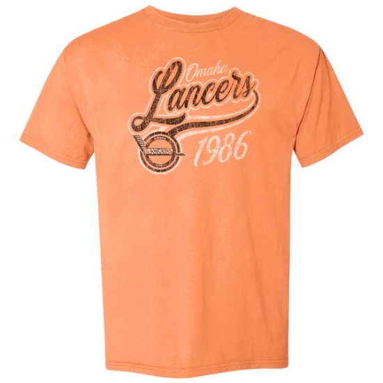 Picture of Omaha Lancers Garment Dyed Short Sleeve Shirt (LANCERS-225)