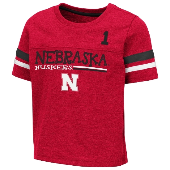 Picture of Nebraska Colosseum® Toddler Boys Boone Short Sleeve Shirt