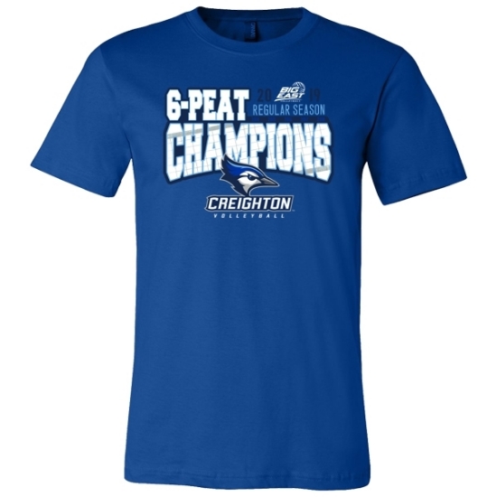 Picture of Creighton 2019 Big East Volleyball Regular Season Champions Short Sleeve Shirt