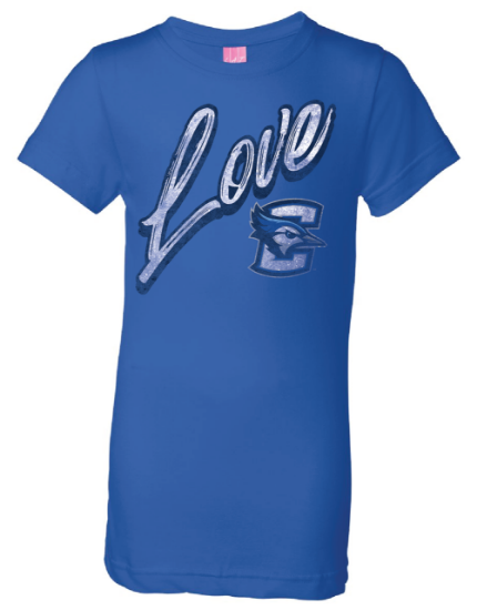 Picture of Creighton Girls Love T-shirt - Royal