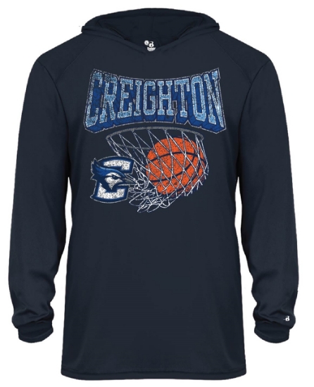 Picture of Creighton Net Youth Long Sleeve Hoodie