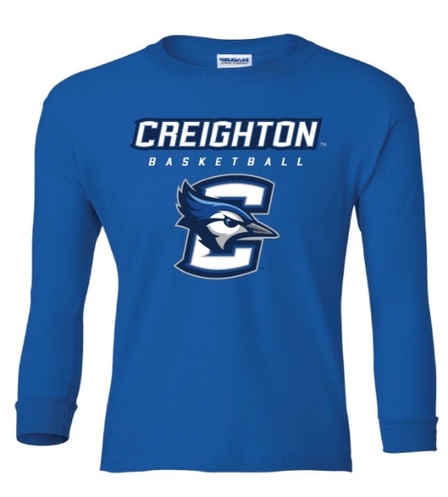 Lawlor's Custom Sportswear | Creighton Youth Basketball Long Sleeve Shirt