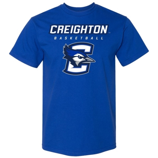Picture of Creighton Basketball Soft Cotton Short Sleeve Shirt (CU-193)