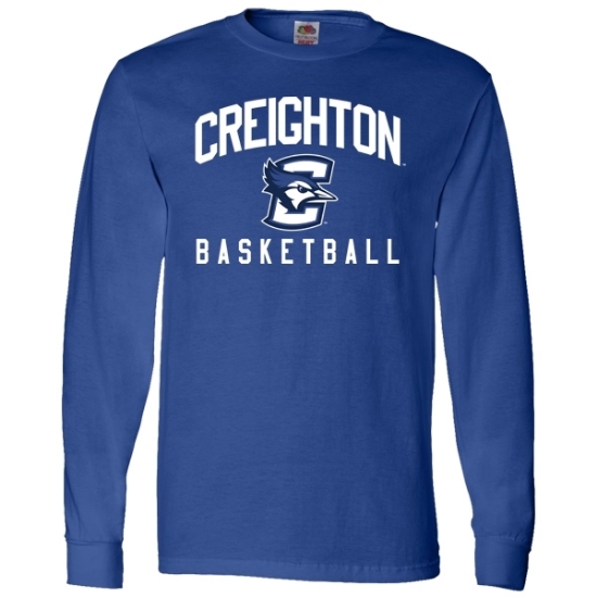 Lawlor's Custom Sportswear | Creighton Basketball Long Sleeve Shirt (CU ...