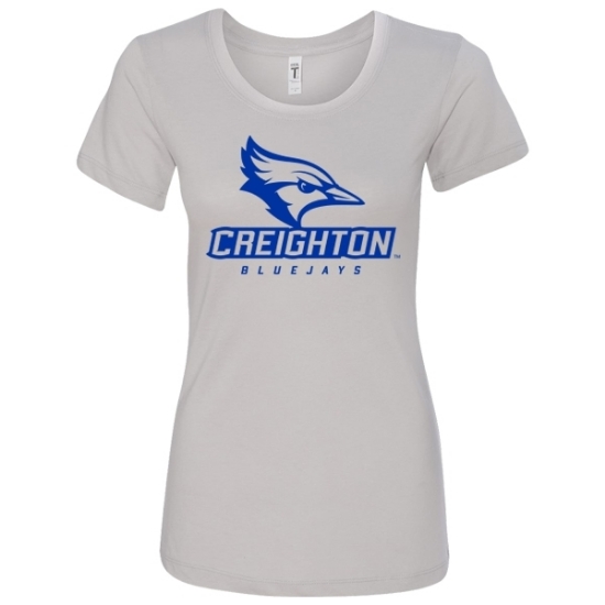 Picture of Creighton Ladies Soft Cotton Short Sleeve Shirt (CU-073)