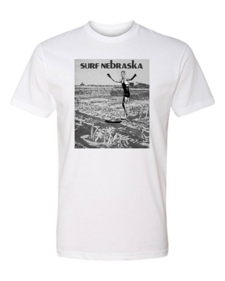 Picture of Surf Nebraska Vintage Poster T-shirt