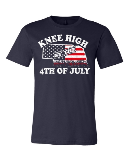 Picture of Knee High 4th of July Nebraska Shirt - Youth / Adult