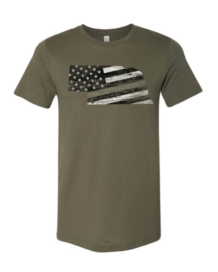 Picture of Nebraska Military Flag Shirt