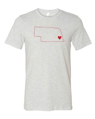 Picture of Nebraska Heart T-shirt