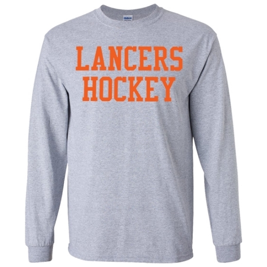 Picture of Lancers Hockey Stacked Long Sleeve Shirt