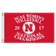 Picture of Nebraska Volleyball Dye Sublimated Flag Red