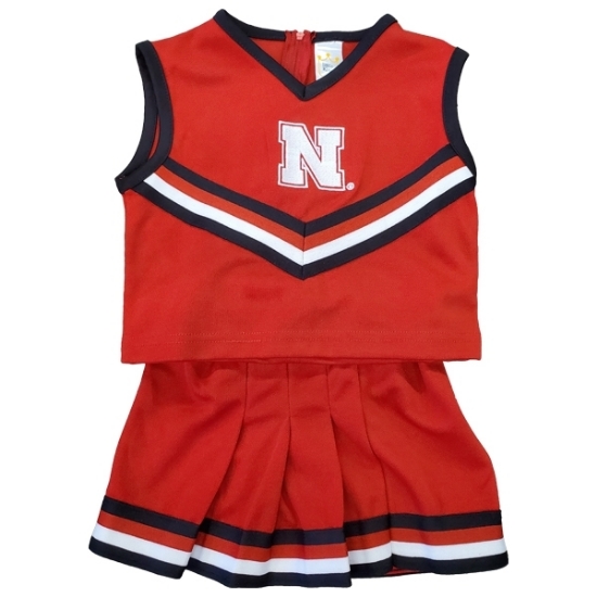 Picture of Nebraska Colosseum® Toddler Cheerleading Set
