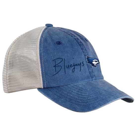 Picture of Creighton Pigment-Dyed Trucker Adjustable Hat