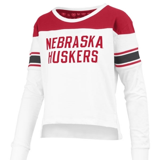 Picture of Nebraska Pressbox®  Ladies Kaia Long Sleeve Shirt