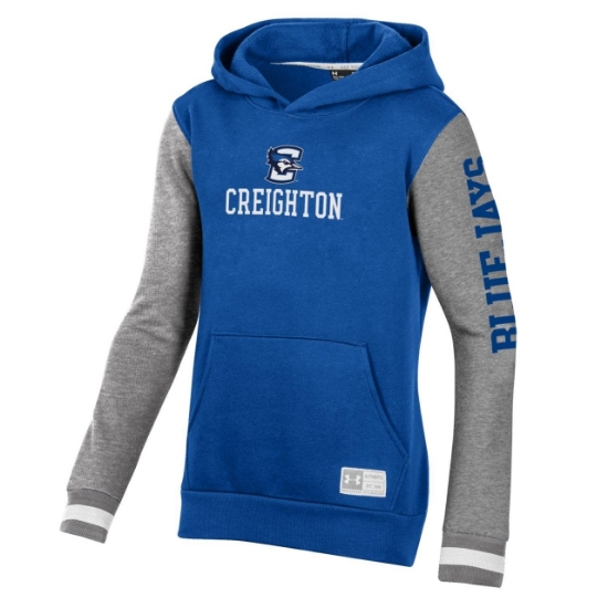 Picture of Creighton Under Armour® Youth SMU Fleece Hooded Sweatshirt