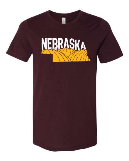 Picture of Nebraska Retro Cornfields T-shirt