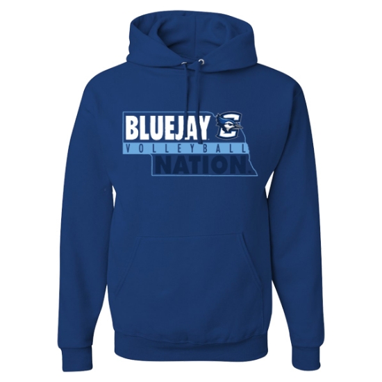 Picture of Creighton Volleyball Hooded Sweatshirt  (CU-236)