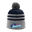 Picture of Supernovas Striped Beanie with Cuff and Pom