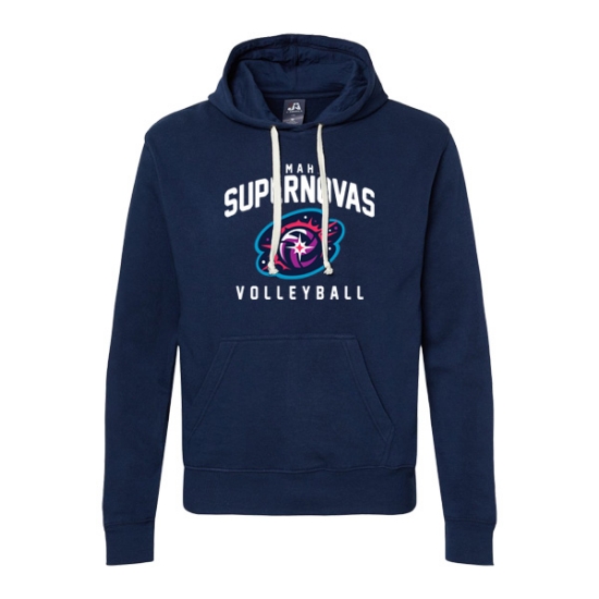 Picture of Supernovas Triblend Fleece Hooded Sweatshirt - Navy (SN-003)