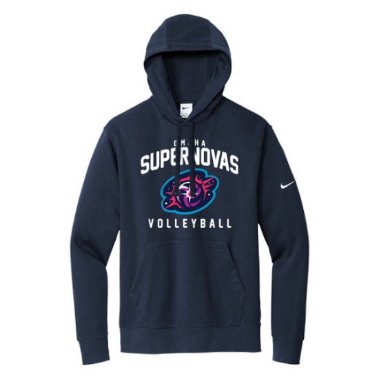 Picture of Supernovas Nike® Club Fleece Hooded Sweatshirt - navy