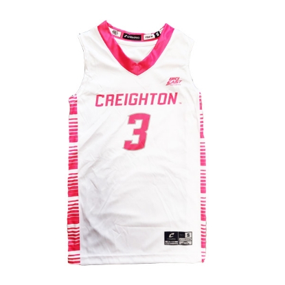 Picture of Creighton #3 YOUTH Basketball Pink Out Jersey
