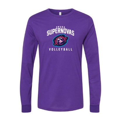 Picture of Supernovas Unisex Jersey Long Sleeve Shirt - Purple