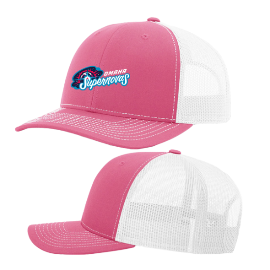 Picture of Supernovas Snapback Trucker Cap - Pink/White