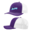 Picture of Supernovas Snapback Trucker Cap - Purple/White