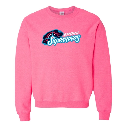 Picture of Supernovas Crewneck Sweatshirt - Safety Pink (SN-001)