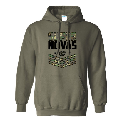 Picture of Supernovas Military Hooded Sweatshirt - Military