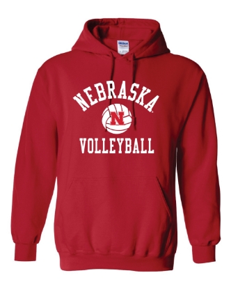 Picture of Nebraska Volleyball Hooded Sweatshirt (NU-308)