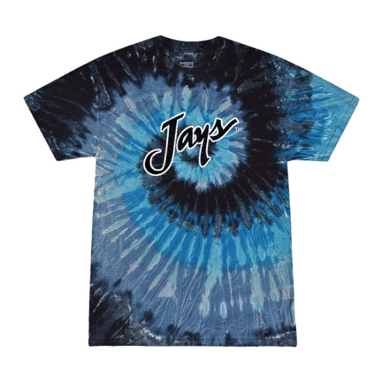 Picture of Creighton Youth Multi-Color Tie-Dyed Short Sleeve Shirt (CU-347)