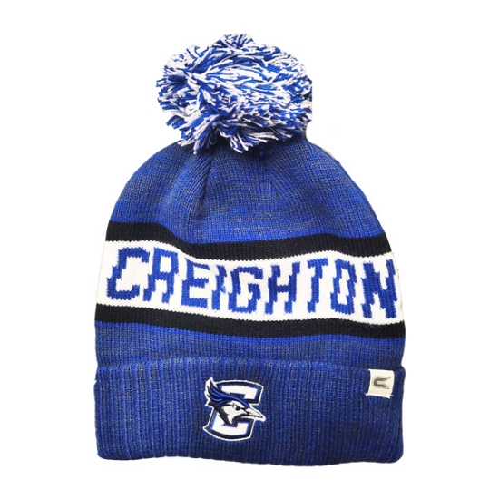 Picture of Creighton Colosseum® Adventure Pom Beanie