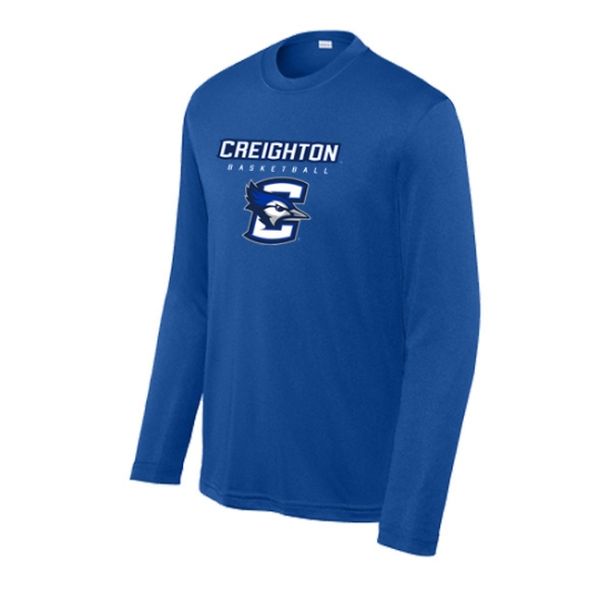 Picture of Creighton Youth Basketball Long Sleeve Shirt (CU-193)