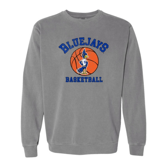 Picture of Creighton Retro Billy Garment-Dyed Crewneck Sweatshirt (CU-331)