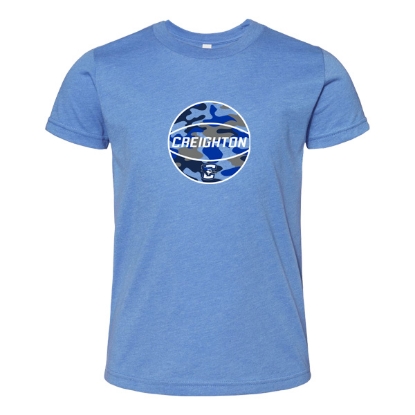 Picture of Creighton Camo Basketball Short Sleeve Shirt (CU-359)